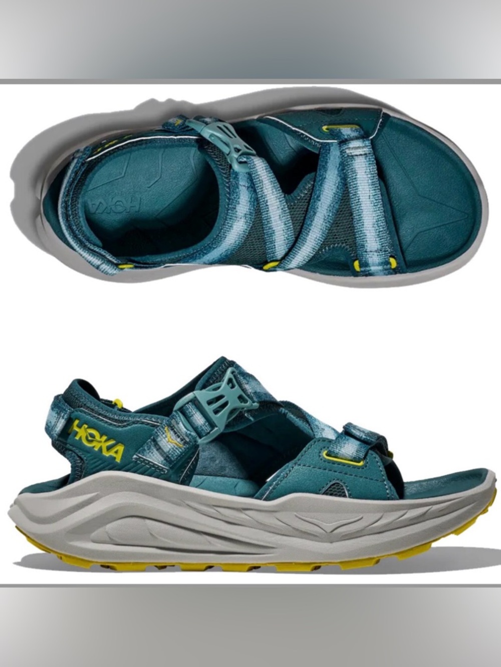 HOKA Men's Infini Hike TC Sandal - 2026 SZ 10D EUC